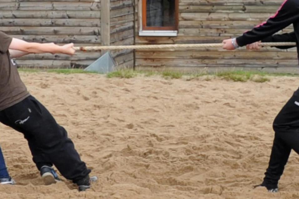 Ausschnitt Tauziehen